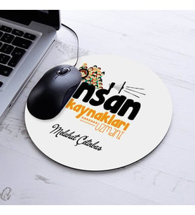 İsimli İnsan Kaynakları Uzmanına Özel Yuvarlak Mousepad