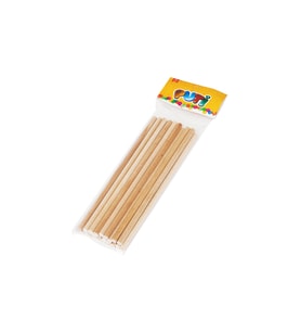 PUTİ AHŞAP ÇÖP ÇUBUĞU NATURAL 24'LÜ