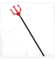 Halloween Kuru Kafalı Plastik Şeytan Çatalı, 105cm x 18cm
