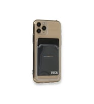 iPhone 11 Pro Kılıf Kart Bölmeli Şeffaf Silikon Kartlıklı