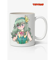 Nene Kusanagi Hatsune MikuAnime Temalı Beyaz Kupa Bardak Sevgiliye Arkadaşa Hediye