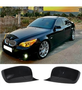 Bmw E60 Batman Yarasa Ayna Kapağı Piona Black ABS 2003 - 2010
