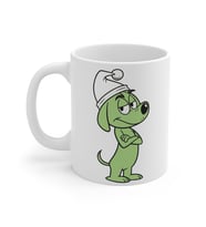 Festive Green Dog Coffee Mug  - Komik Hediye Kupa  Ofis Arkadaşına Harika Hediye
