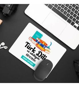 Kişiye Özel Türk Dili ve Edebiyatı Öğretmenlerine Özel Mousepad