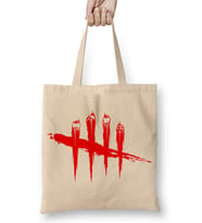 Dead By Daylıght Logo 02 Bez Çanta Uzun Saplı