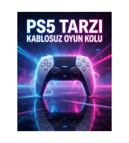 Oyun Kolu PS5 Uyumlu Kablosuz Bağlantı ve Uzun Pil Ömrü