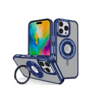 iPhone 16 Pro Banza Magsafe Standlı Kapak - Lacivert