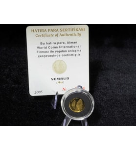 Darphane 2003 Nemrud Altın Hatıra Sikkesi – Proof Baskı (24 Ayar) Sertifikalı