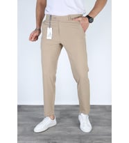 Mero Life Erkek Taş Italyan Kesim Slim Fit Kaliteli Esnek Likralı Bilek Boy Kumaş Pantolon