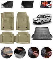 Fiat Doblo Maxi 2010-2015 Sonrası Uyumlu Paspas Araca Özel Bagaj Havuzu MBS Bej