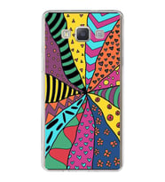 PrintiFy Samsung Galaxy A5 2015 ile Uyumlu 1mm Slim Fit Retro Colors 4 Baskılı Şeffaf  Kılıf