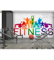 Fitness Salonları için Özel tasarım Duvar Kağıdı