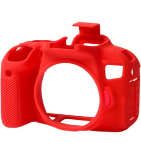 EasyCover Canon 800D Silikon Kılıf ECC800DR (Kırmızı)