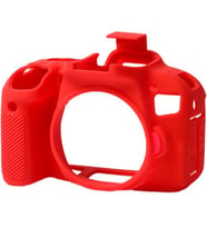 EasyCover Canon 800D Silikon Kılıf ECC800DR (Kırmızı)