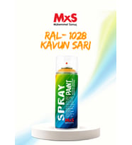 MxS RAL 1028 Kavun Sarı Akrilik Sprey Boya 400 ML