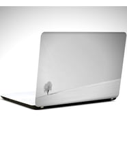 Minimal Ağaç ve Göktaşı Laptop Sticker 13 İnch (34X24CM)