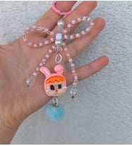 CryBaby Bileklikli Telefon Aksesuarı ve Anahtarlık 1 ADET (Somon)
