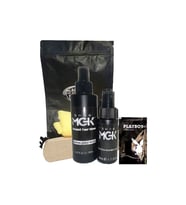 Mgk Ayakkabı Temizleyici Sprey 150 ml Yanında Ayakkabı Koku Giderici Sprey 50 ml - bez ile fırça + Yanında Jel Hediye