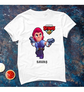 Brawl Stars Tişörtü ( Çocuk - Büyük ) Kişiye Özel