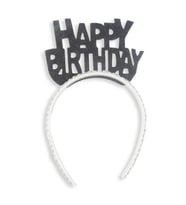 Eva Taç Siyah Happy Bırthday M201