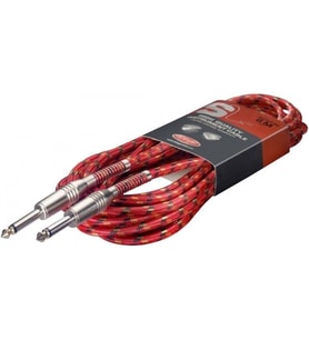 STAGG ENSTRÜMAN KABLOSU KUMAŞ 6M SGC6VT RD