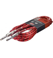 STAGG ENSTRÜMAN KABLOSU KUMAŞ 6M SGC6VT RD