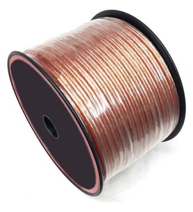WİNKEL 30Metre 2x2,50mm Hoparlör Ses Sistemi Kablosu Şeffaf