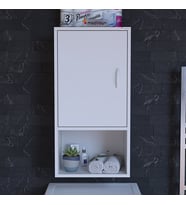 Modilayn ŞİLE 50 x 85 x 32,5 cm Makine Üstü Asma ve Çok Amaçlı Banyo Dolabı