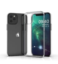 Apple iPhone 12 Kılıf Şeffaf Silikon Hibrit Case (Renksiz)