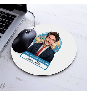 Kişiye Özel Hediye Karikatürlü En Başarılı Erkek Meteoroloji Uzmanı Mousepad