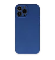 Apple iPhone 13 Pro Kılıf Nano içi Kadife Silikon - Lacivert