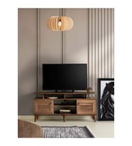 130 Cm Panjurlu Raflı Tv Sehpası