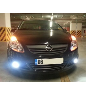 Opel Corsa D Uyumlu Gündüz Ledi Aydınlatma Ampulu Turuncu FEMEX Premium T20