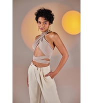 Markano Wrap Top Bej