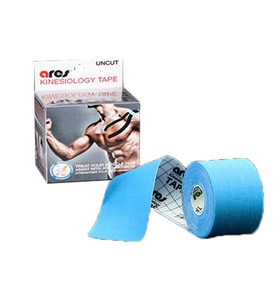 Ares Uncut KinesioTape,  Sporcu Ağrı Bandı (5 cm x 5 mt) MAVİ