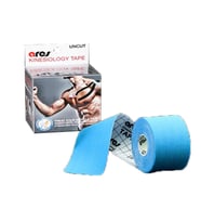 Ares Uncut KinesioTape,  Sporcu Ağrı Bandı (5 cm x 5 mt) MAVİ