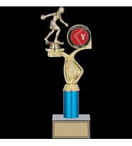 ODAK KUPA - Figürlü Kupalar - Bowling Kadın Figürlü Kupalar FG-017 C - 34 cm