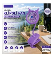 Kalemhane Klipsli Yüksek Güç Fan 500 mah
