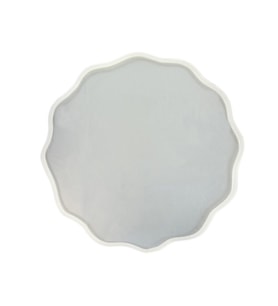 Epoksi Silikon Kalıp YERLİ Dalgalı Nişan ve Söz Tepsi Kalıbı 29 CM