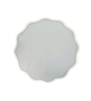 Epoksi Silikon Kalıp YERLİ Dalgalı Nişan ve Söz Tepsi Kalıbı 29 CM