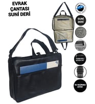 SEVBAGS EVRAK ÇANTASI SUNİ DERİ SU GEÇİRMEZ ASTAR