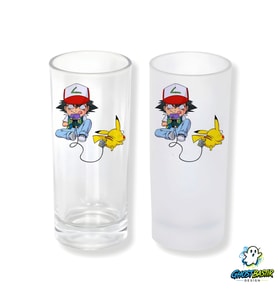 Pikachu Buzlu / Buzsuz Seçenekli Rakı Bardağı – 1 Adet Şık Sunum Bardağı 0267