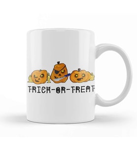Trick Or Treat Kupa Bardak Porselen