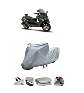 Piaggio X Evo 400  Gri Motosiklet Brandası ARKA ÇANTA UYUMLU DEĞİLDİR