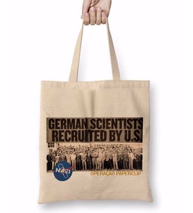 Nasa Operaçao Paperclip Bez Çanta Uzun Saplı
