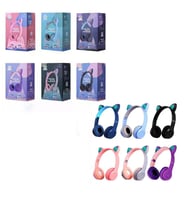 Lunaev Wireless USB Şarjlı Kulaklık Işıklı - Bluetooth - Kulaklı - Katlamalı Pl-2036