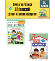 Ata 3.Sınıf Okula Yardımcı Tüm Dersler Okul Defterim- Ev Çalışmam