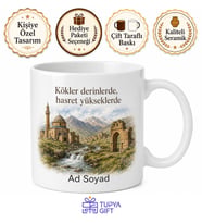 Gürpınar Tarihi Dokusu ve Doğası Van Hatırası Kupa Bardak Hediye