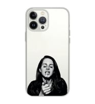 Iphone 15 Pro Uyumlu Lana Del Rey Desenli Şeffaf Telefon Kılıfı