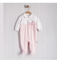 KELEBEK AKSESUARLI BEBE KIZ TULUM (Somon)